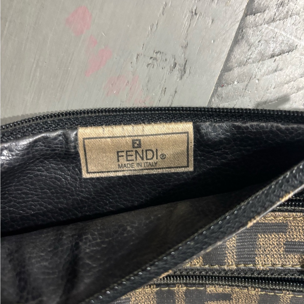 Fendi Vintage Zucca Print Pouch/Clutch - Picture 4 of 5